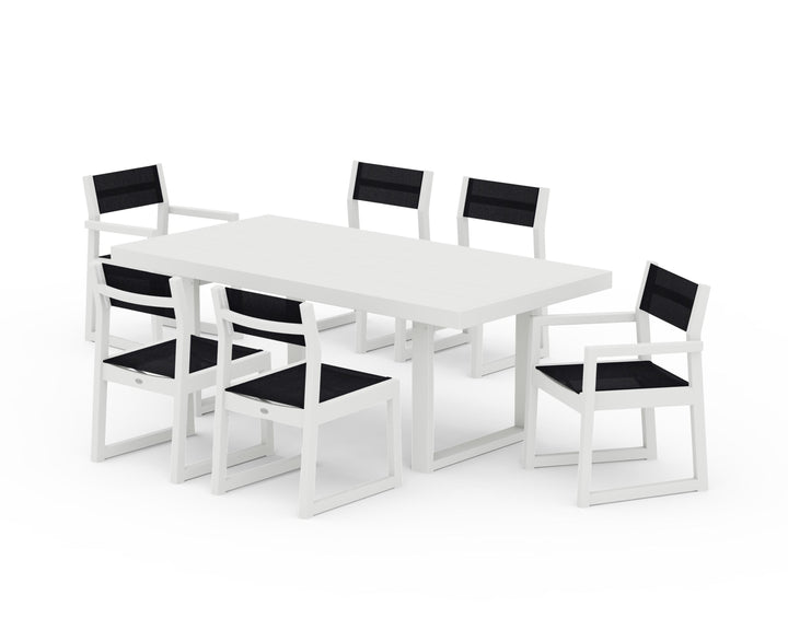 POLYWOOD® EDGE Sling 7-Piece Dining Set