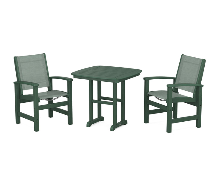 POLYWOOD® Coastal 3-Piece Dining Set