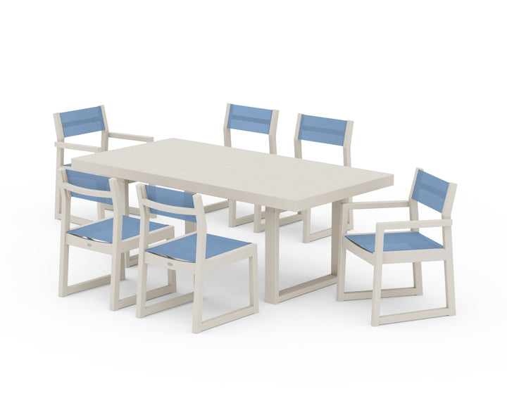 POLYWOOD® EDGE Sling 7-Piece Dining Set
