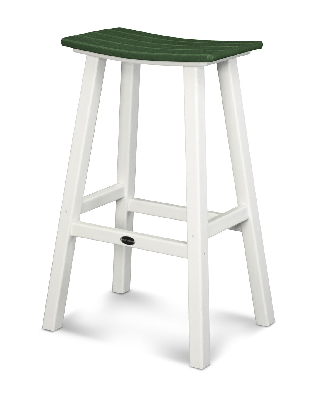 POLYWOOD® Contempo 30" Saddle Bar Stool