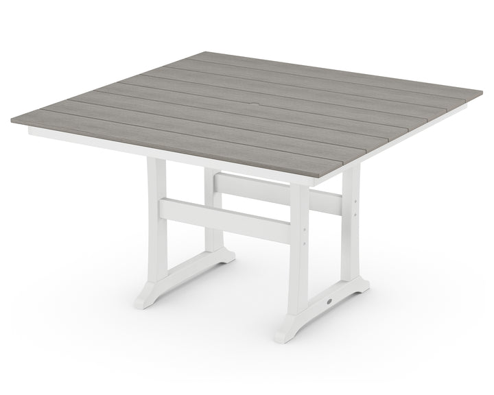 POLYWOOD® Farmhouse Trestle 59" Counter Table