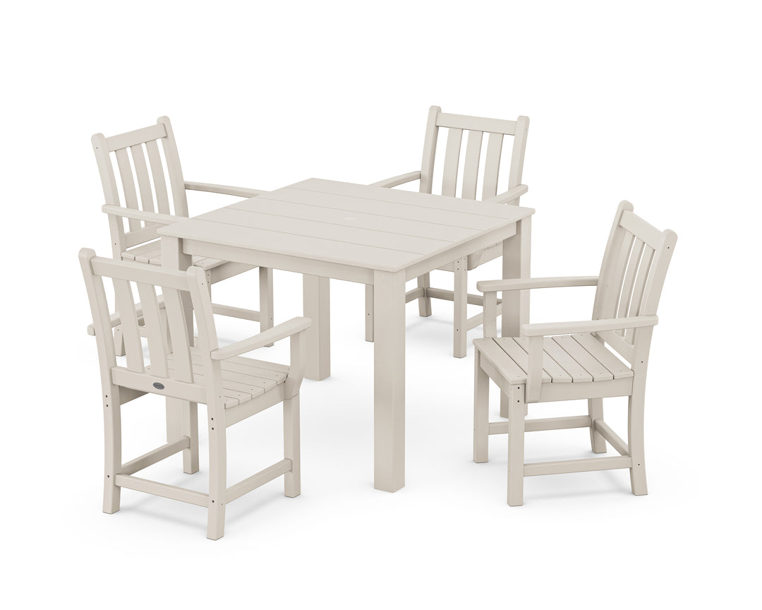 POLYWOOD® Traditional Garden 5-Piece Parsons Dining Set