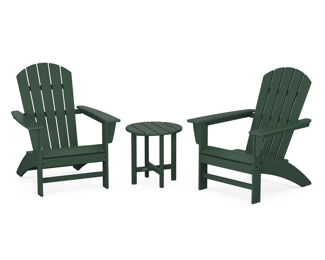 POLYWOOD® Nautical 3-Piece Adirondack Set