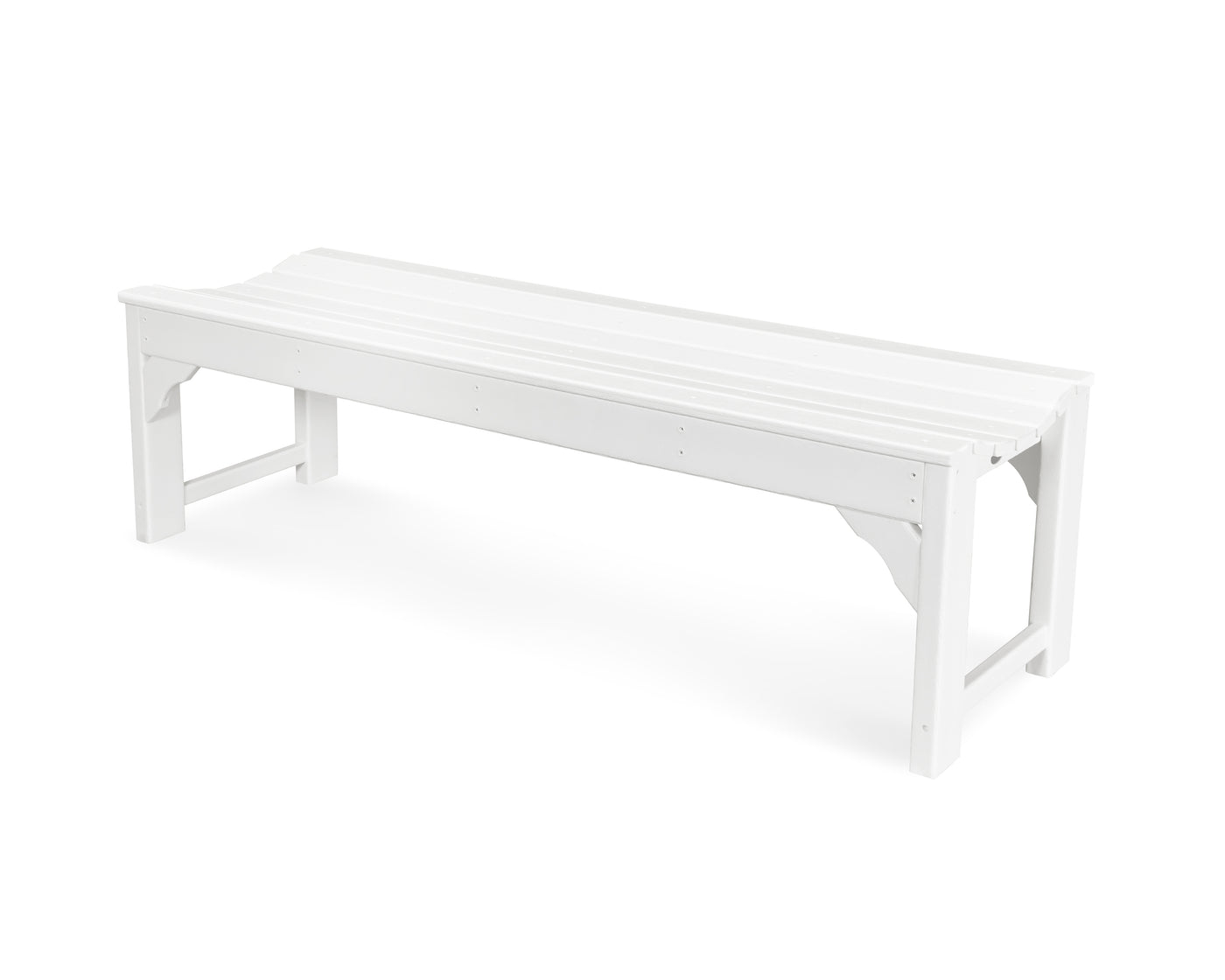 Traditional Garden 60" Backless Bench