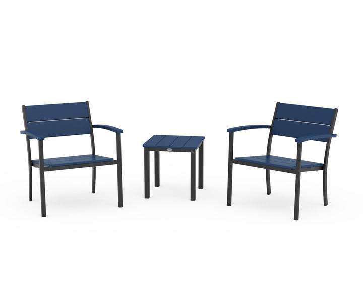POLYWOOD® Main Street 3-Piece Lounge Chair Set