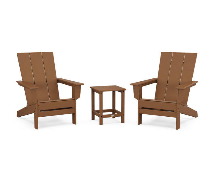 POLYWOOD® 3-Piece Modern Studio Adirondack Set