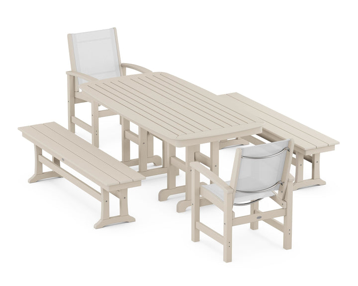 POLYWOOD® Coastal 5-Piece Dining Set