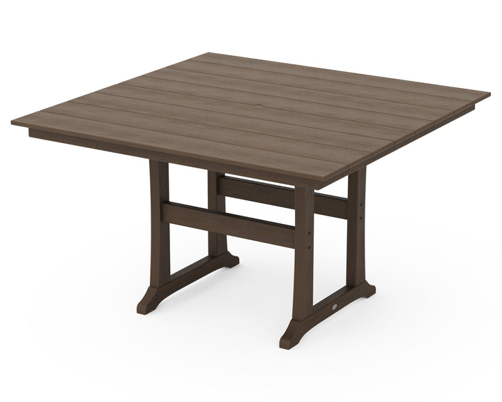 POLYWOOD® Farmhouse Trestle 59" Counter Table