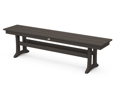 Farmhouse Trestle 65" Bench