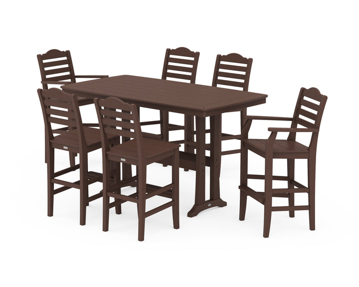 Draper James™ by  POLYWOOD® Savannah 7-Piece Bar Set with Trestle Legs