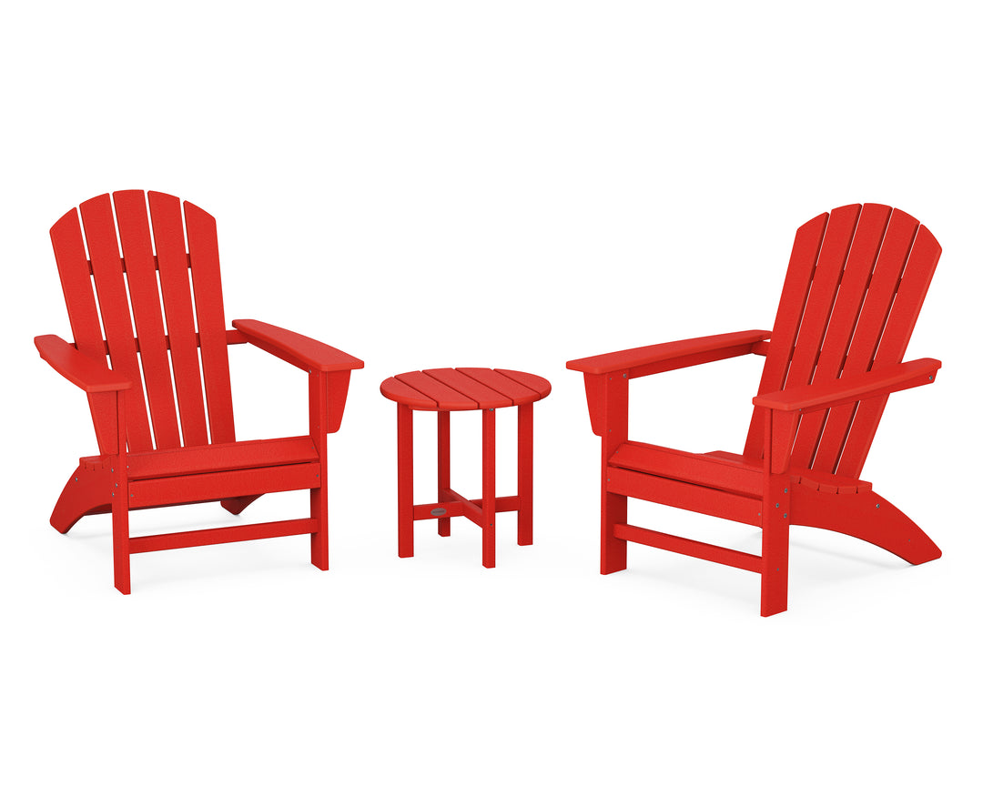 POLYWOOD® Nautical 3-Piece Adirondack Set