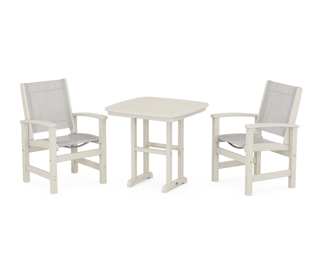 POLYWOOD® Coastal 3-Piece Dining Set