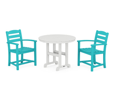 La Casa CafŽ 3-Piece Round Dining Set