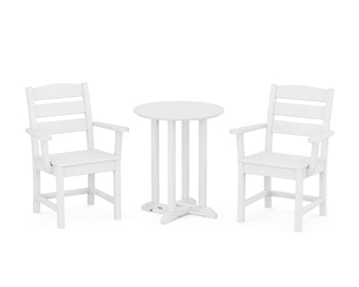 Lakeside 3-Piece Round Bistro Dining Set