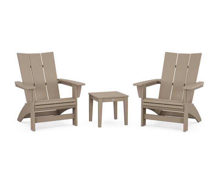 POLYWOOD® 3-Piece Modern Grand Adirondack Set