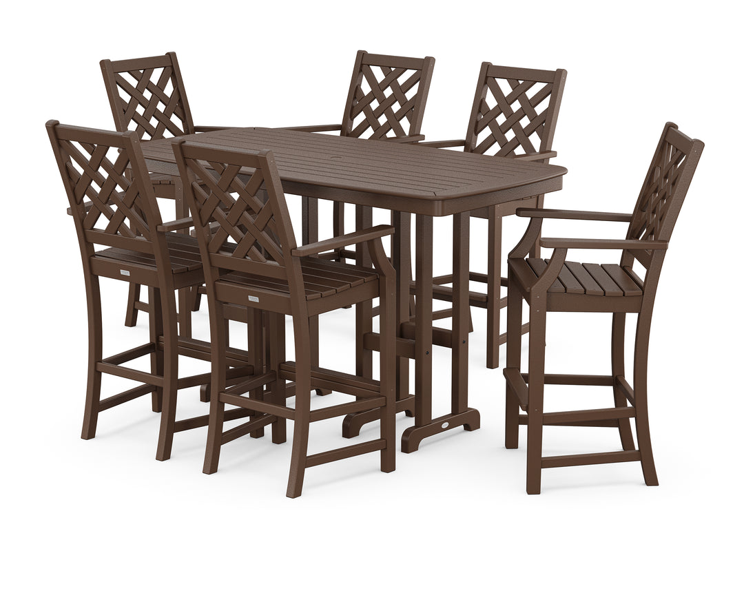 Country Living Wovendale Arm Chair 7-Piece Bar Set