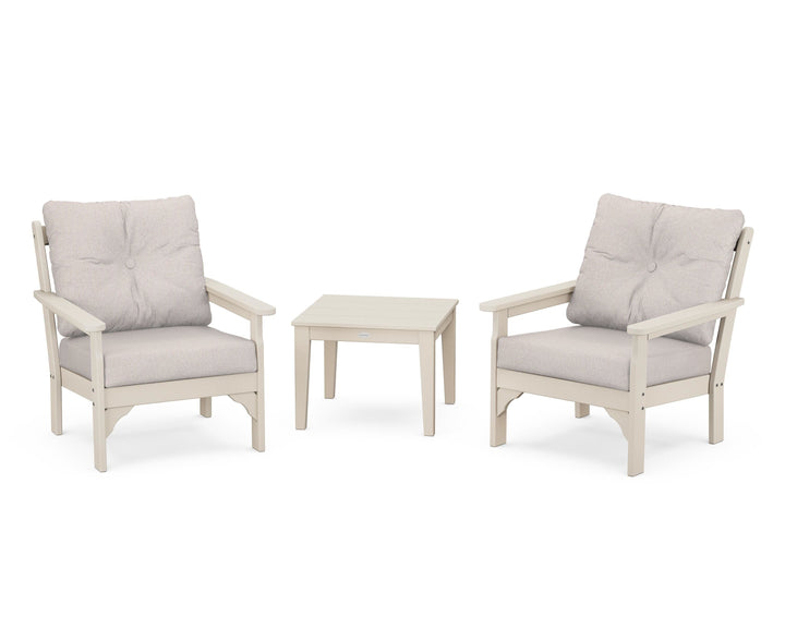POLYWOOD® Vineyard 3-Piece Deep Seating Set
