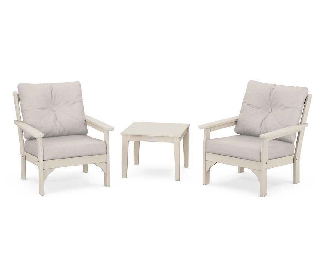 POLYWOOD® Vineyard 3-Piece Deep Seating Set