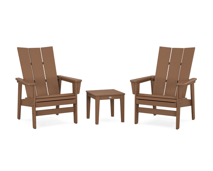 POLYWOOD® 3-Piece Modern Grand Upright Adirondack Set