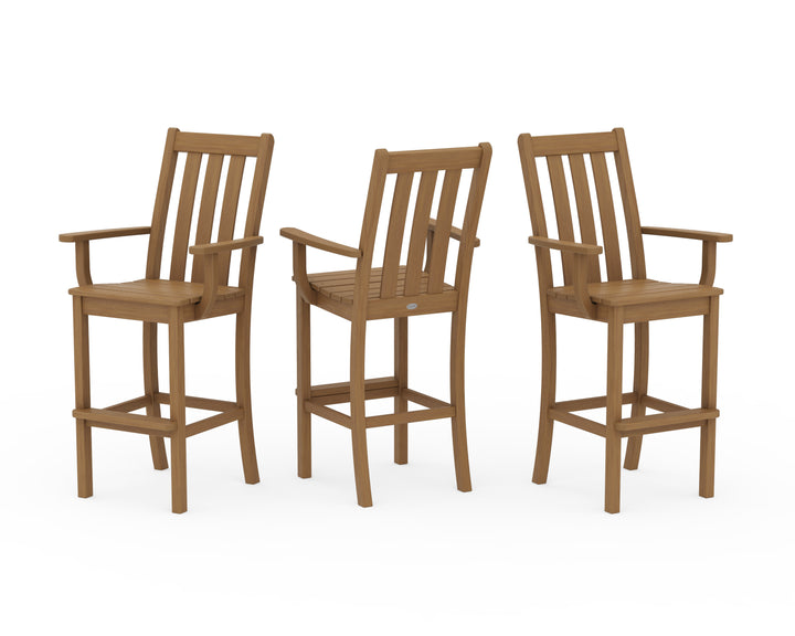 POLYWOOD® Vineyard Bar Arm Chair 3-Pack