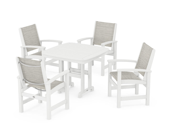 POLYWOOD® Coastal 5-Piece Dining Set