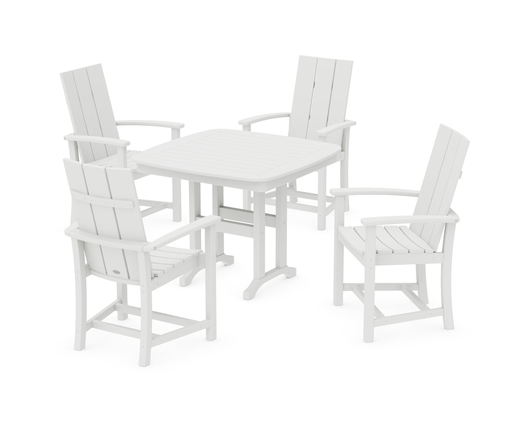 POLYWOOD® Modern Adirondack 5-Piece Dining Set