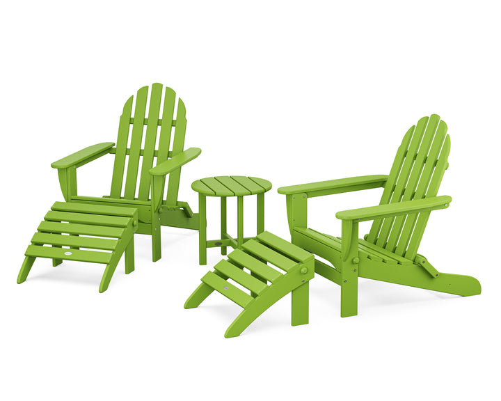 POLYWOOD® Classic Adirondack 5-Piece Casual Set