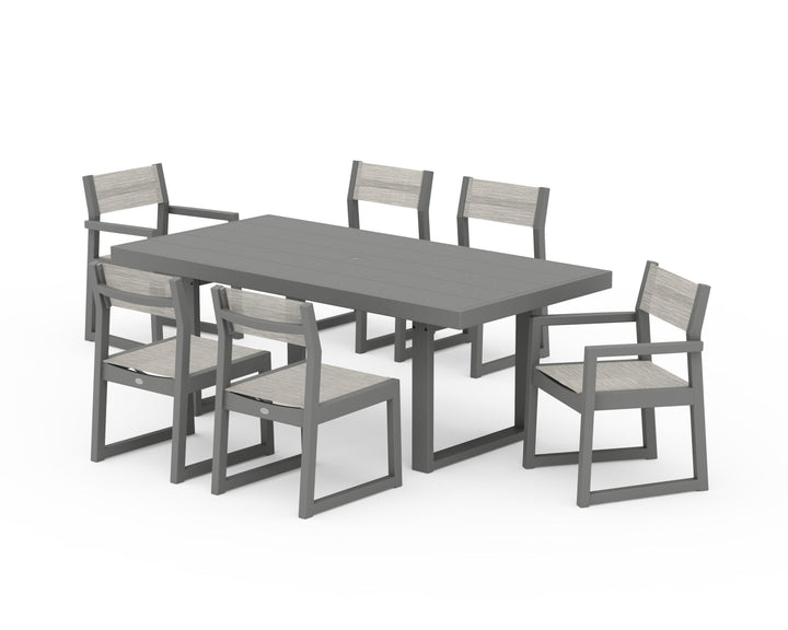 POLYWOOD® EDGE Sling 7-Piece Dining Set