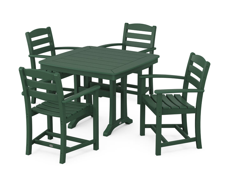 POLYWOOD® La Casa Café 5-Piece Dining Set with Trestle Legs