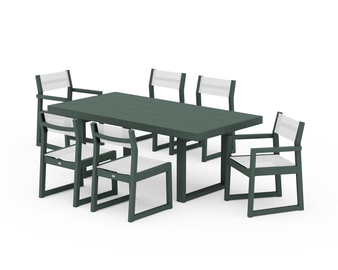 POLYWOOD® EDGE Sling 7-Piece Dining Set