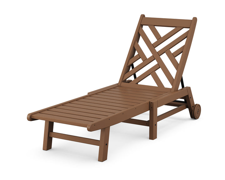 POLYWOOD® Chippendale Chaise with Wheels