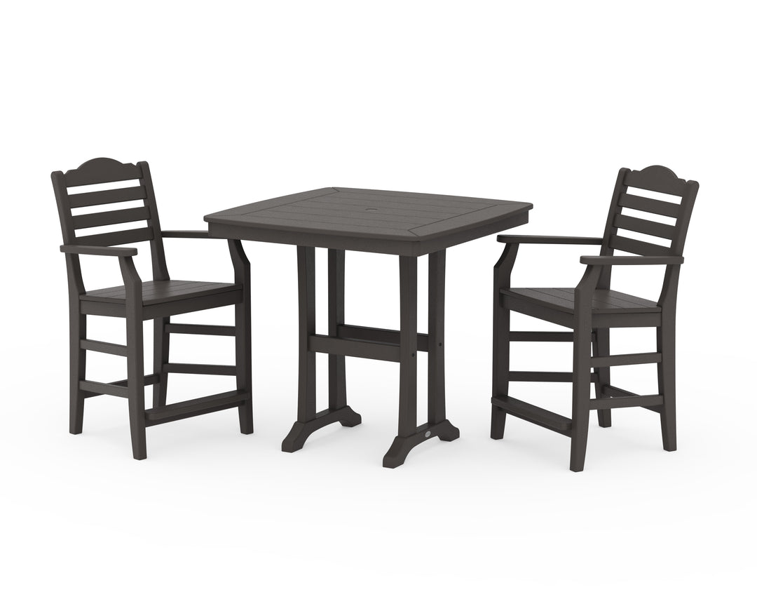 Draper James™ by  POLYWOOD® Savannah 3-Piece Counter Set with Trestle Legs