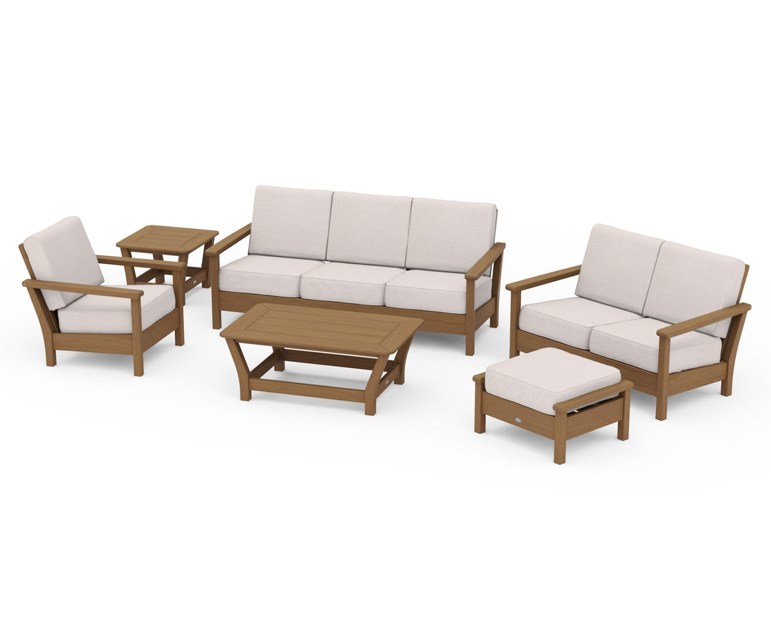 POLYWOOD® Harbour 6-Piece Outdoor Living Set