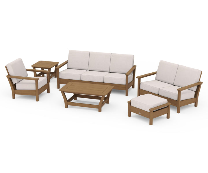POLYWOOD® Harbour 6-Piece Outdoor Living Set