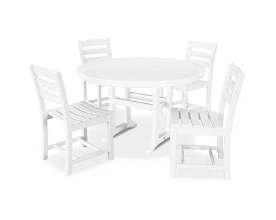 La Casa CafŽ 5-Piece Side Chair Dining Set