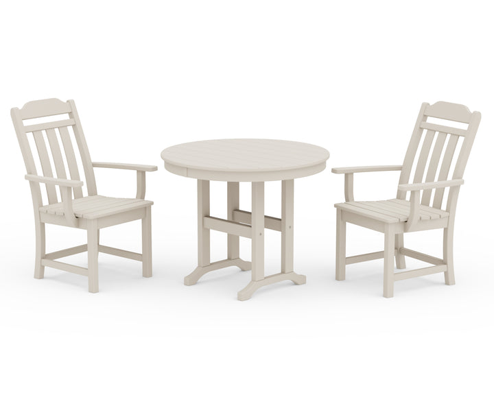 Country Living Cottage 3-Piece Farmhouse Dining Set