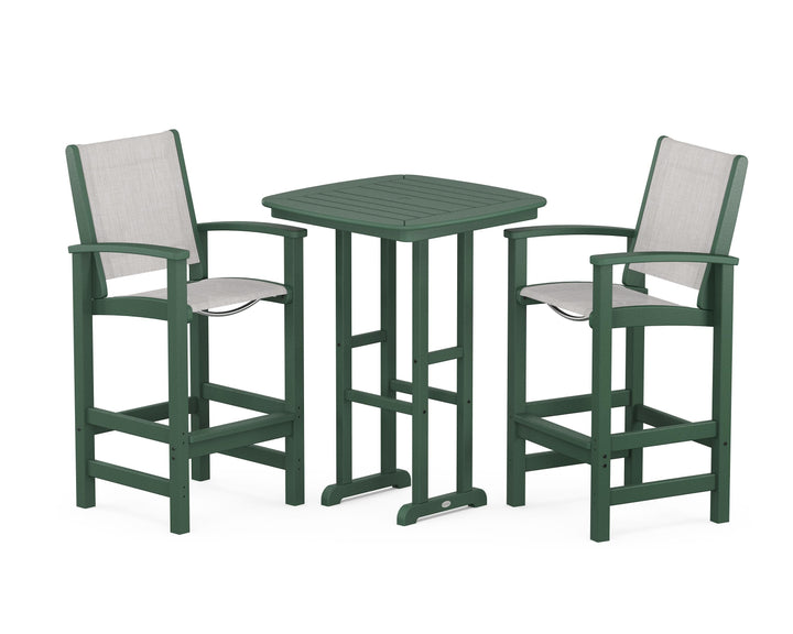 POLYWOOD® Coastal 3-Piece Bar Set