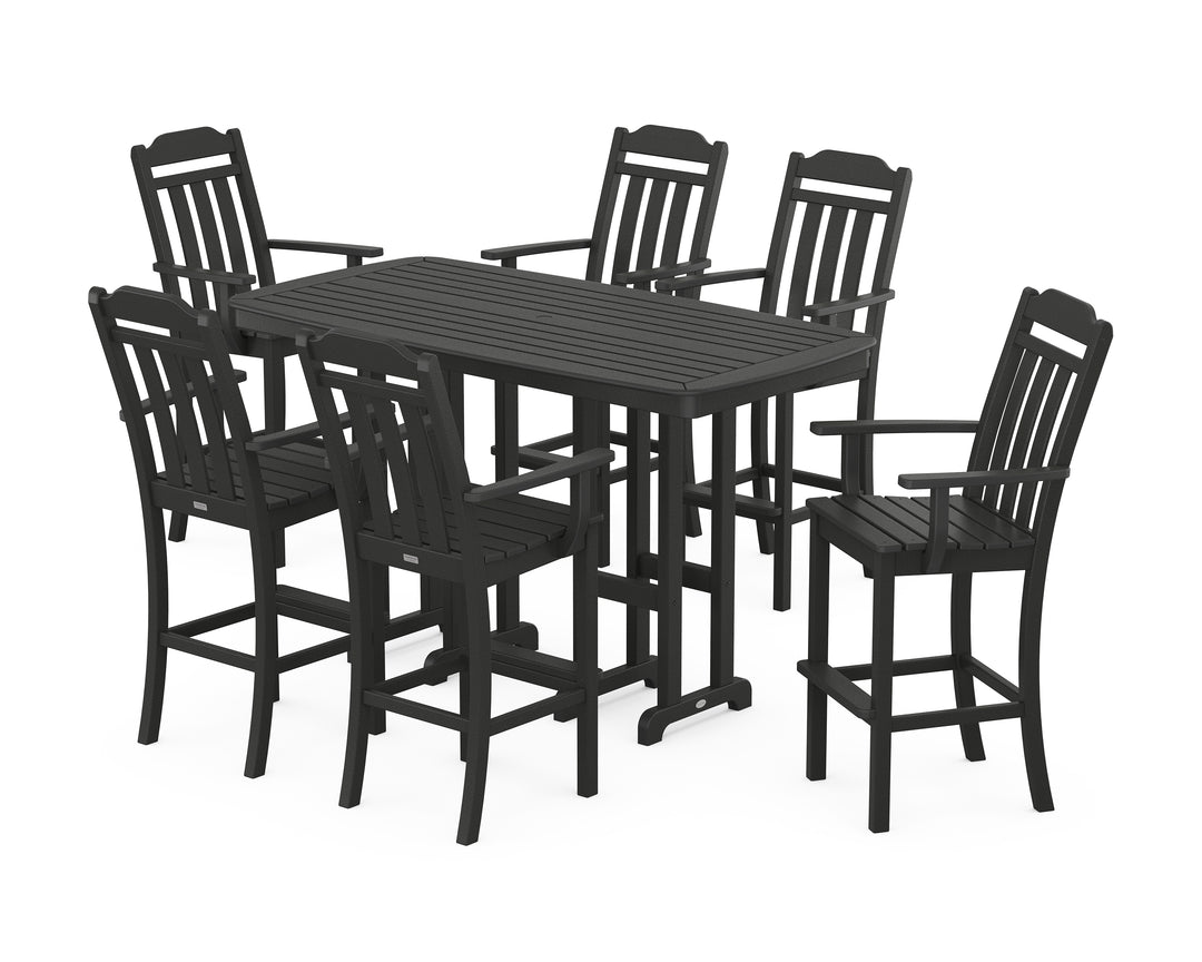 Country Living Cottage Arm Chair 7-Piece Bar Set