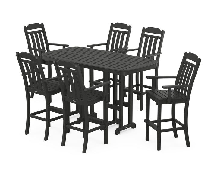Country Living Cottage Arm Chair 7-Piece Bar Set
