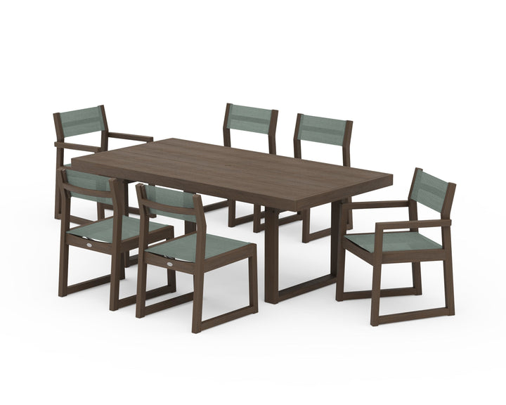 POLYWOOD® EDGE Sling 7-Piece Dining Set