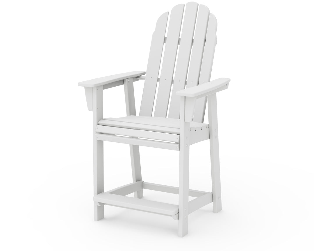 POLYWOOD® Vineyard Curveback Adirondack Counter Chair