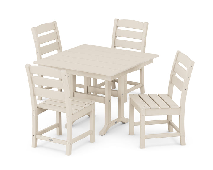 POLYWOOD® Lakeside Side Chair 5-Piece Farmhouse Dining Set