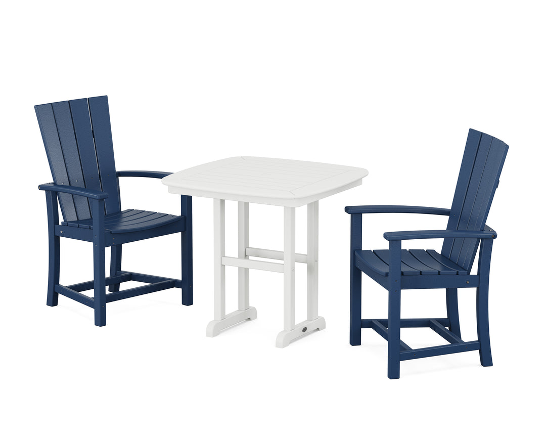 POLYWOOD® Quattro 3-Piece Dining Set