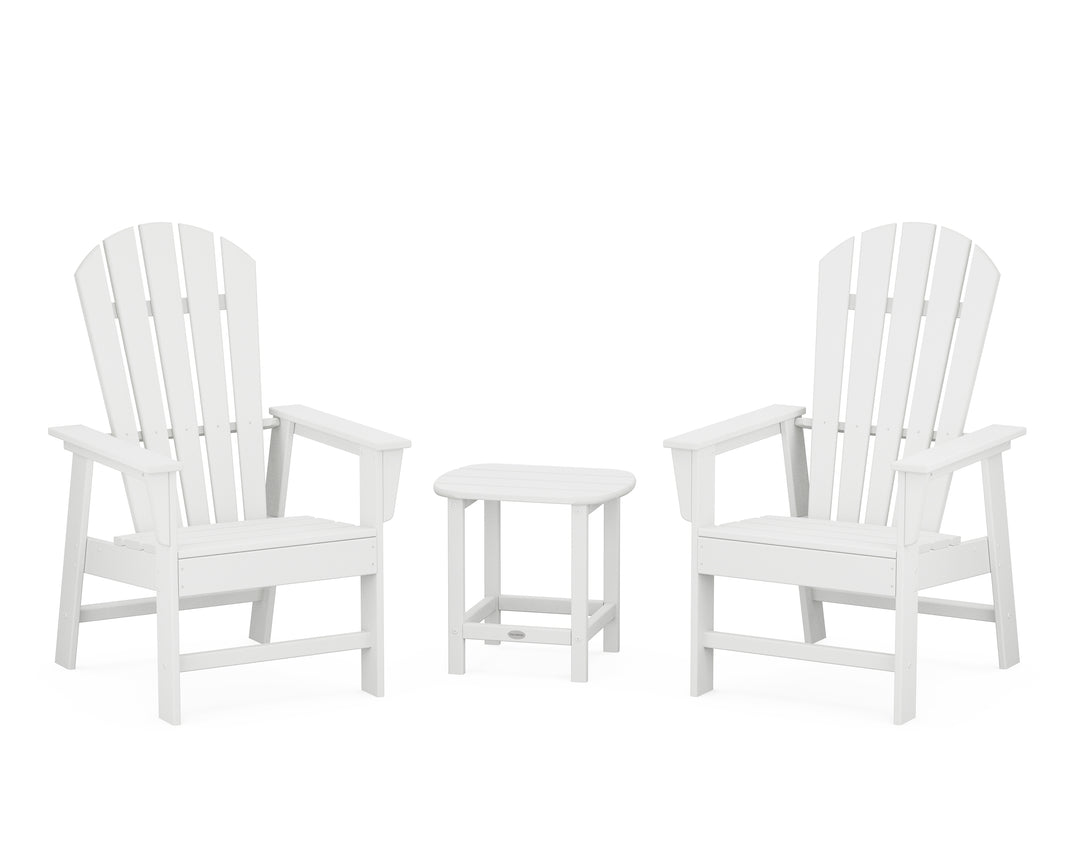 POLYWOOD® South Beach Casual Chair 3-Piece Set with 18" South Beach Side Table