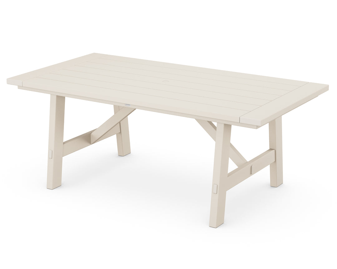 POLYWOOD® Rustic Farmhouse 39" x 75" Dining Table