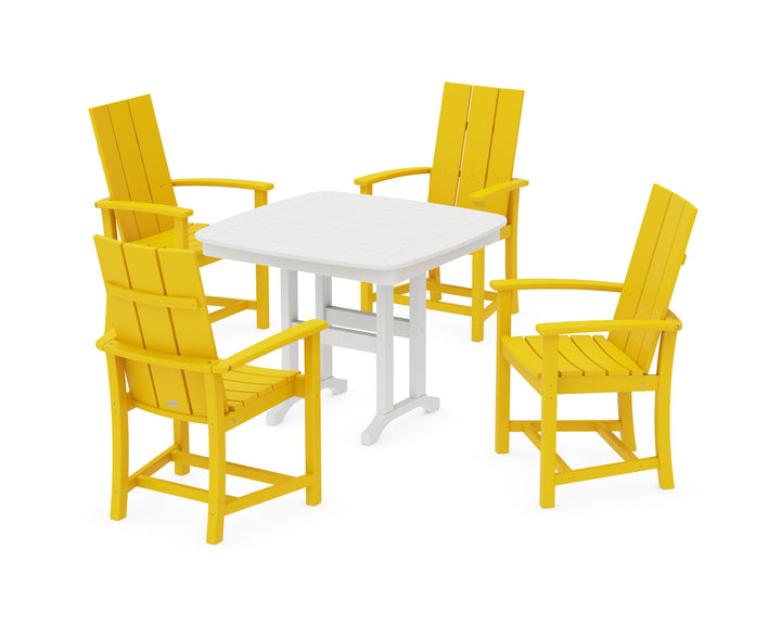 POLYWOOD® Modern Adirondack 5-Piece Dining Set