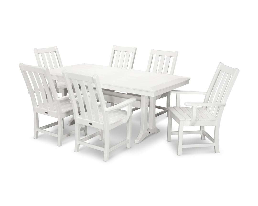 POLYWOOD® Vineyard 7-Piece Arm Chair Dining Set