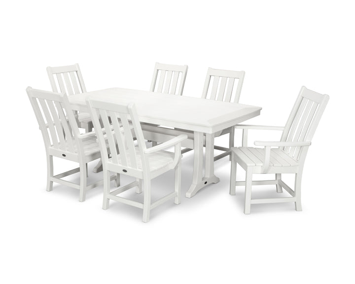 POLYWOOD® Vineyard 7-Piece Arm Chair Dining Set