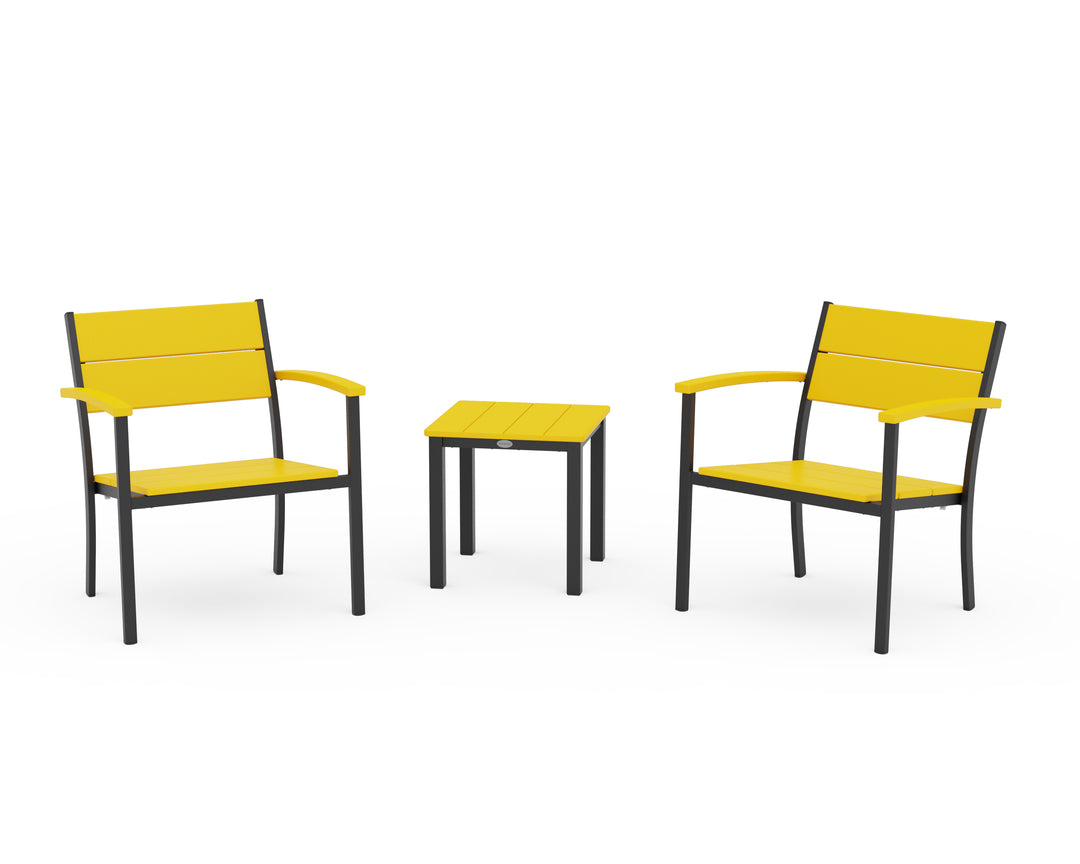 POLYWOOD® Main Street 3-Piece Lounge Chair Set