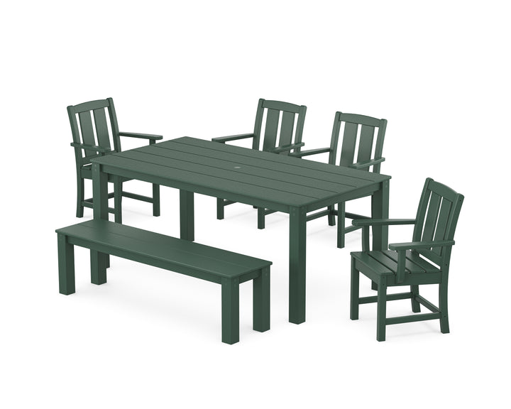 POLYWOOD® Mission 6-Piece Parsons Dining Set with Bench